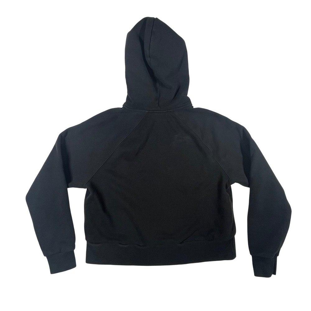 Vuori Restore Half Zip Hoodie Black Organic Cotton Fleece VW288 Womens Medium - Picture 6 of 12